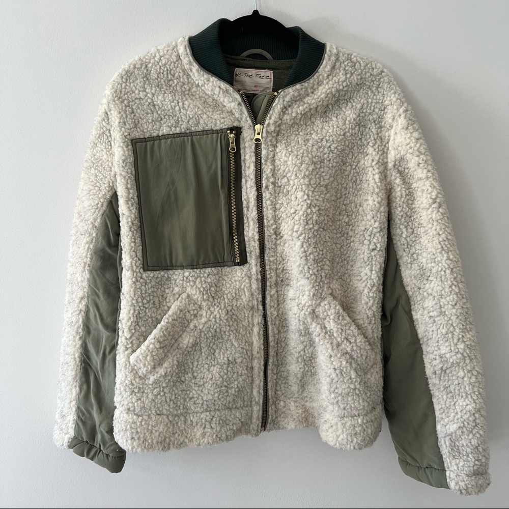Free People Rivington Shearling Jacket - XSMALL